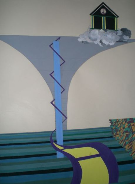 Weg zum Frieden, 1972, Tempera-Karton, 48x68.JPG